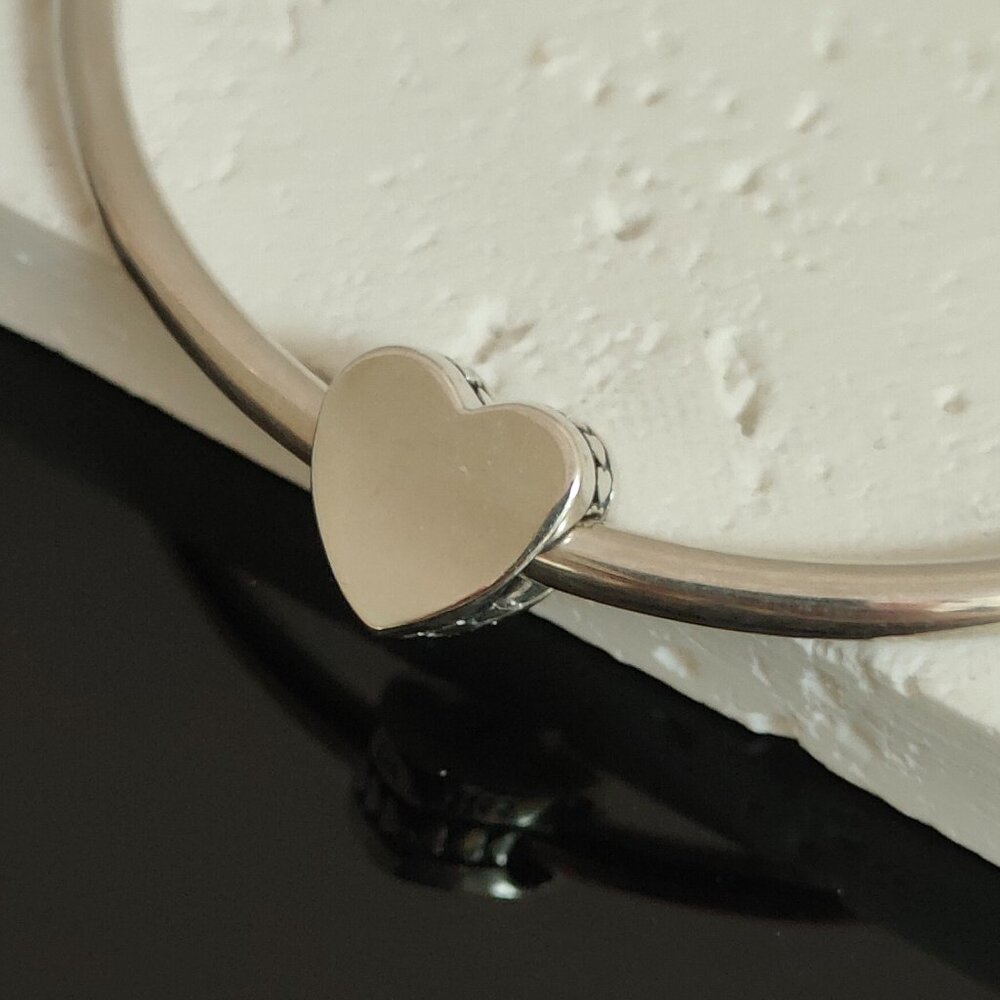 Pandora Scales of Justice Heart Charm Exclusive Bead Pendant S925 ALE with box - Picture 6 of 8